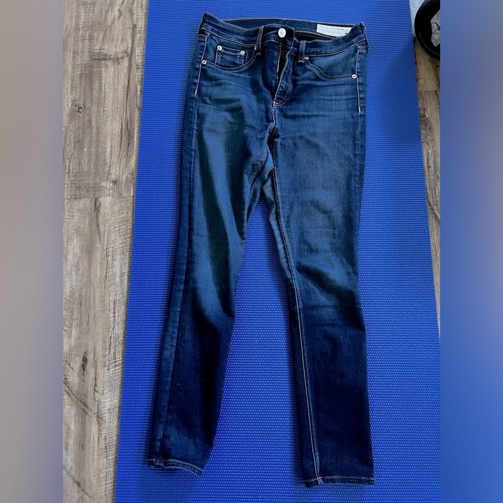 Rag & Bone High Rise Skinny 27” inseam petite/cropped look